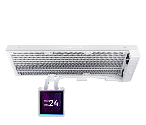 Lian Li HydroShift II LCD-S 360N RGB LCD Fanless White 360mm - 1486800 - zdjęcie 4